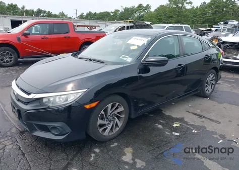 2018 Honda Civic Ex from USA, damaged, VIN 2HGFC2F89JH543906